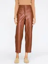Brochu Walker The Stone Vegan Leather Pant In Brown