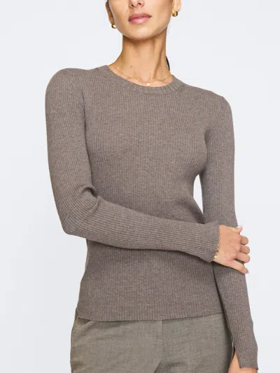 Brochu Walker The Tamsin Skinny Rib In Gray