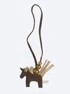 Brochu Walker The Unicorn Bag Charm In Brown