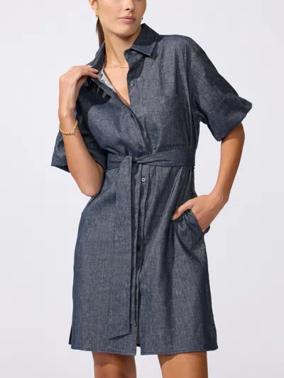 Brochu Walker The Villa Denim Dress In Indigo