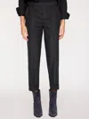 Brochu Walker The Westport Brushed Pant In Dark Charcoal Mélange
