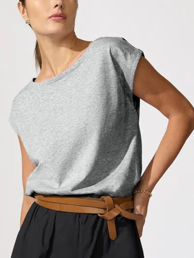 Brochu Walker The Yara Top In Gray