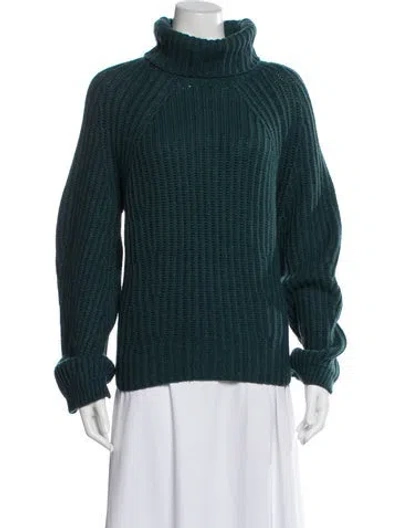 Pre-owned Brochu Walker Turtleneck Sweater In Green