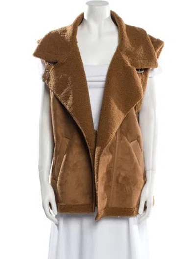 Pre-owned Brochu Walker Vest In Brown