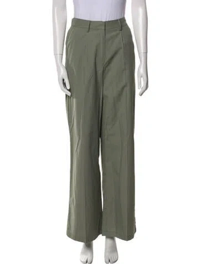 Pre-owned Brochu Walker Wide Leg Pants In Green