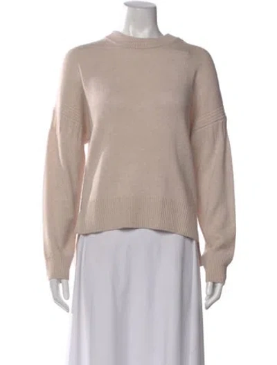 Pre-owned Brochu Walker Wool Crew Neck Sweater In Neutral