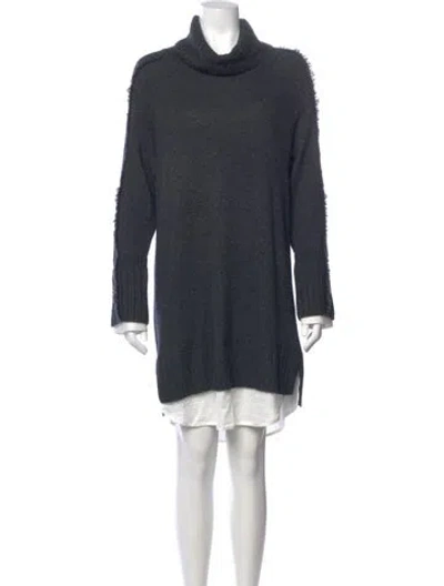 Pre-owned Brochu Walker Wool Knee-length Dress In Gray