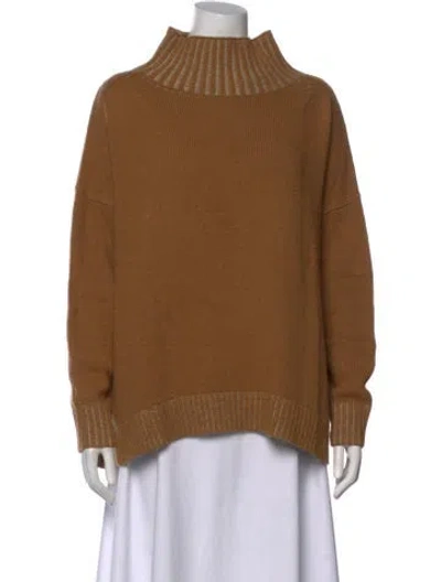 Pre-owned Brochu Walker Wool Turtleneck Sweater In Brown
