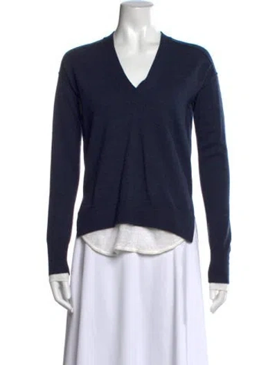 Pre-owned Brochu Walker Wool V-neck Sweater In Multi
