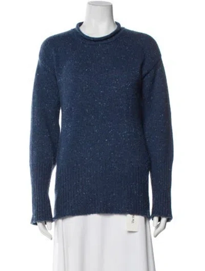 Pre-owned Brock Collection Cashmere Crew Neck Sweater In Blue