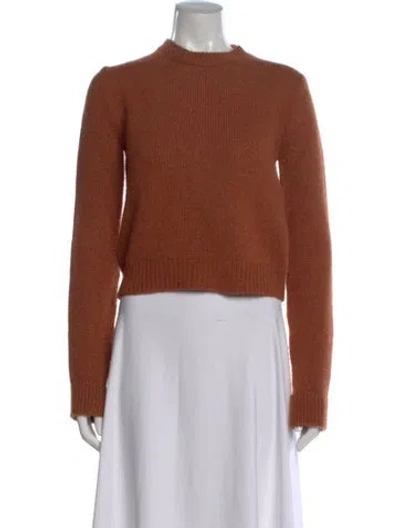 Pre-owned Brock Collection Cashmere Crew Neck Sweater In Brown