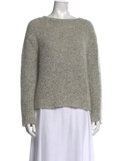 Pre-owned Brock Collection Cashmere Crew Neck Sweater In Grey