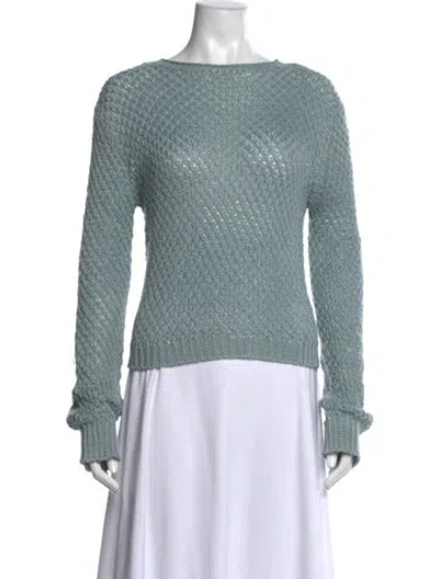 Pre-owned Brock Collection Crew Neck Sweater In Blue