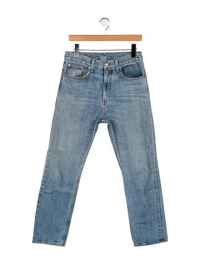 Pre-owned Brock Collection High-rise Straight Leg Jeans In Blue