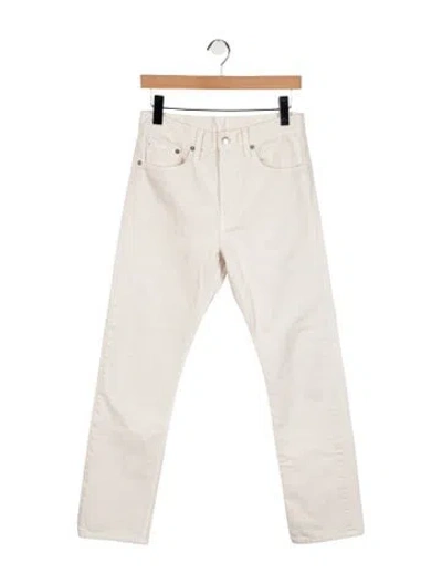 Pre-owned Brock Collection High-rise Straight Leg Jeans In Neutral