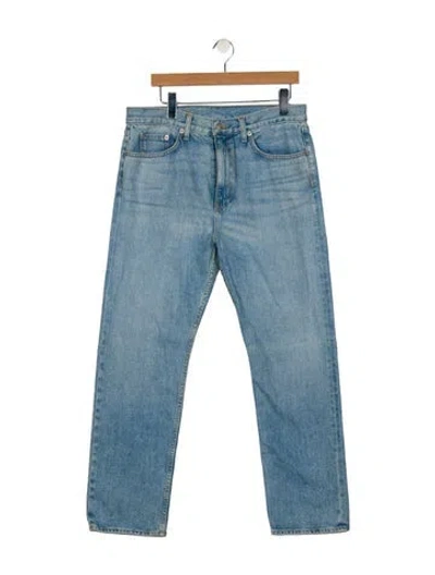 Pre-owned Brock Collection High-rise Straight Leg Jeans W/ Tags In Blue