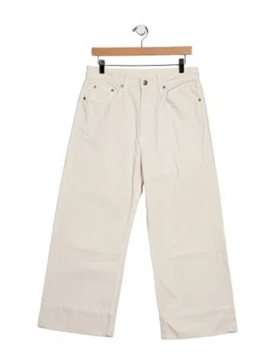 Pre-owned Brock Collection High-rise Wide Leg Jeans In Neutral
