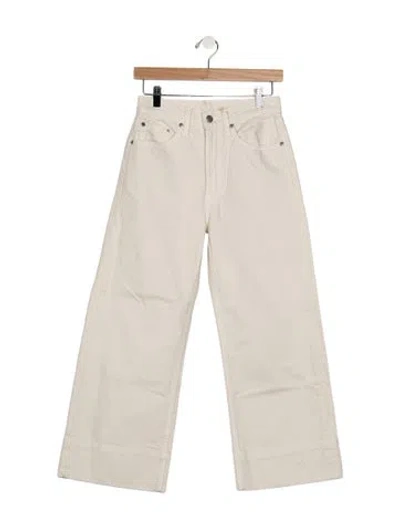 Pre-owned Brock Collection High-rise Wide Leg Jeans In Neutrals