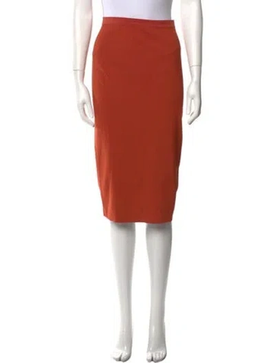 Pre-owned Brock Collection Knee-length Skirt In Orange