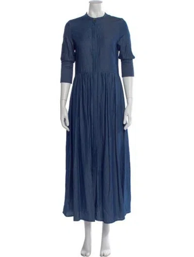Pre-owned Brock Collection Long Dress In Blue