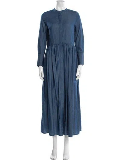 Pre-owned Brock Collection Long Dress In Blue