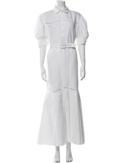 Pre-owned Brock Collection Long Dress In White
