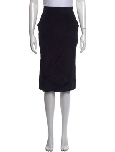 Pre-owned Brock Collection Midi Length Skirt In Black