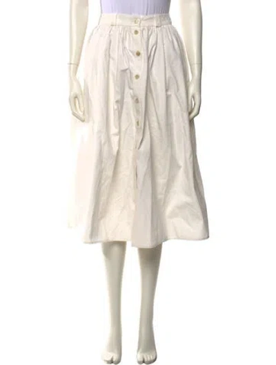 Pre-owned Brock Collection Midi Length Skirt In Neutral