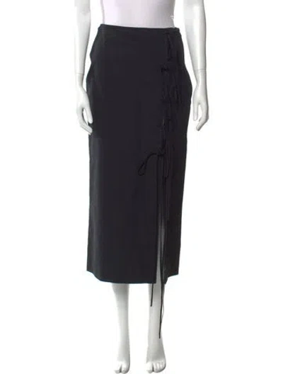 Pre-owned Brock Collection Midi Length Skirt W/ Tags In Blue