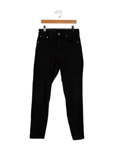 Pre-owned Brock Collection Mid-rise Skinny Leg Jeans In Black