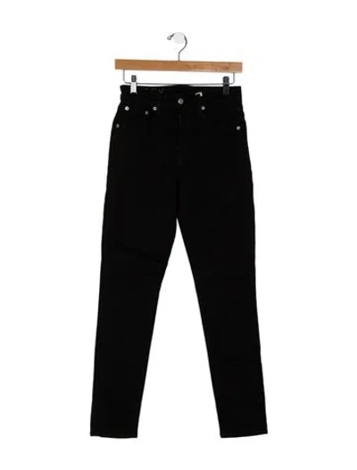 Pre-owned Brock Collection Mid-rise Skinny Leg Jeans In Black