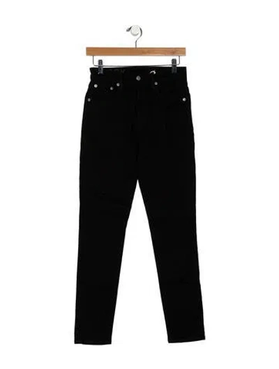 Pre-owned Brock Collection Mid-rise Skinny Leg Jeans In Black