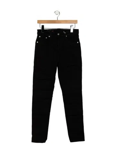Pre-owned Brock Collection Mid-rise Skinny Leg Jeans In Black