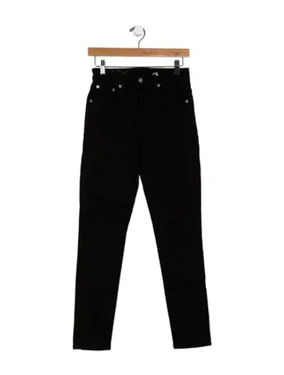 Pre-owned Brock Collection Mid-rise Skinny Leg Jeans In Black