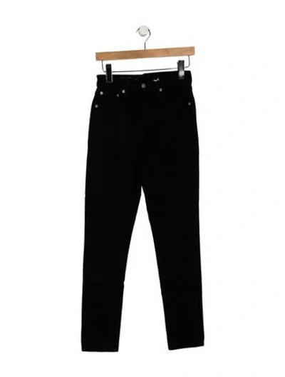 Pre-owned Brock Collection Mid-rise Skinny Leg Jeans In Black