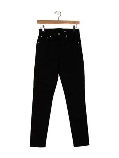 Pre-owned Brock Collection Mid-rise Skinny Leg Jeans In Black