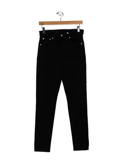 Pre-owned Brock Collection Mid-rise Skinny Leg Jeans In Black