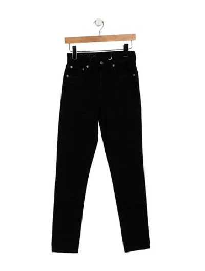 Pre-owned Brock Collection Mid-rise Skinny Leg Jeans In Black