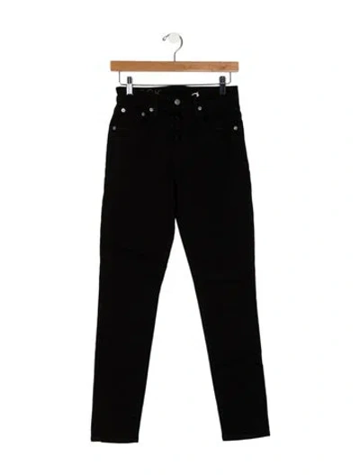 Pre-owned Brock Collection Mid-rise Skinny Leg Jeans In Black