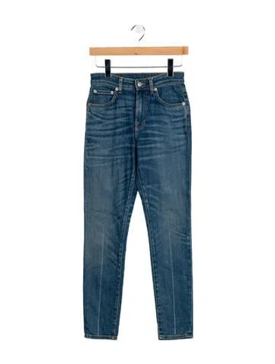 Pre-owned Brock Collection Mid-rise Skinny Leg Jeans W/ Tags In Blue