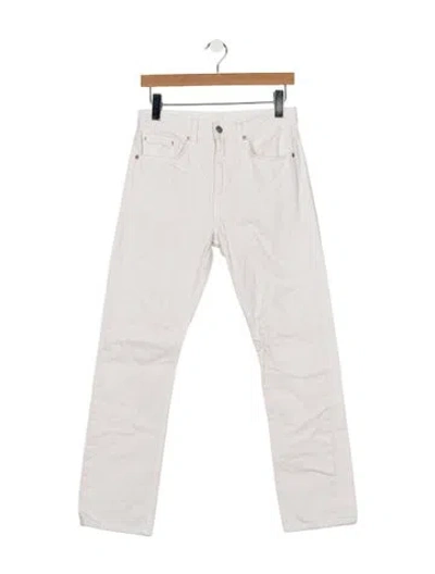 Pre-owned Brock Collection Mid-rise Straight Leg Jeans In Neutrals
