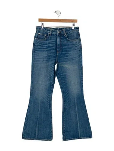 Pre-owned Brock Collection Mid-rise Wide Leg Jeans In Blue
