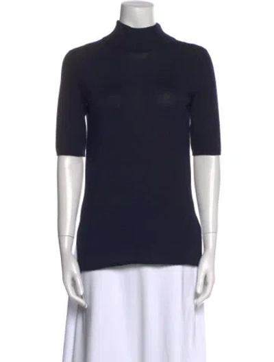 Pre-owned Brock Collection Mock Neck Sweater In Black