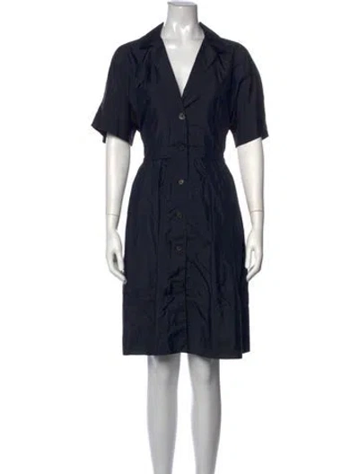 Pre-owned Brock Collection Nylon Knee-length Dress In Blue