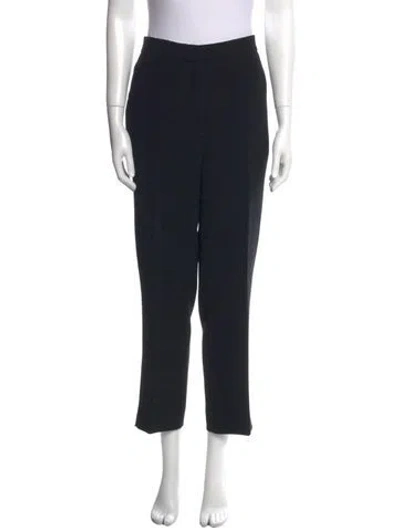 Pre-owned Brock Collection Straight Leg Pants In Black