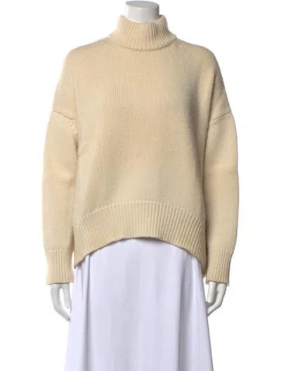 Pre-owned Brock Collection Turtleneck Sweater In Neutrals