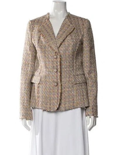Pre-owned Brock Collection Tweed Tweed Pattern Set In Neutral