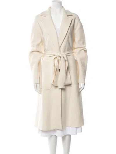 Pre-owned Brock Collection Virgin Wool Coat In Neutrals