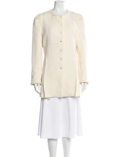 Pre-owned Brock Collection Wool Coat In Neutral