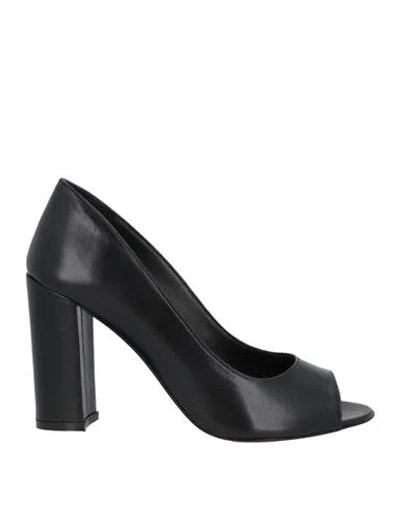 Brock B★rock Woman Pumps Black Size 7.5 Soft Leather